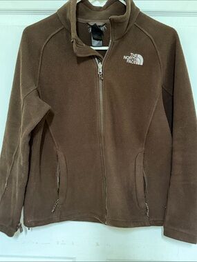 The North Face Brown Full-Zip Fleece Jacket